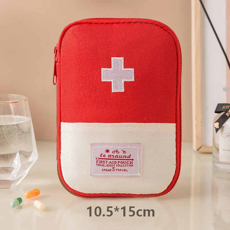 First Aid Kit Pouch Home Medicine Storage Bag Suitable For Outdoor Travel Medical Bag Home Rescue Emergency Survival Kit