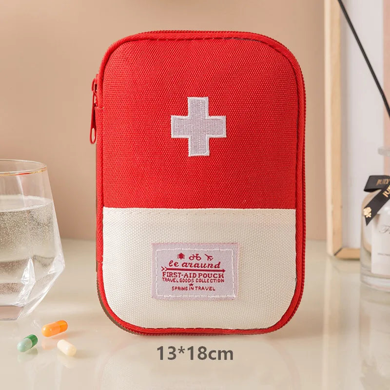 First Aid Kit Pouch Home Medicine Storage Bag Suitable For Outdoor Travel Medical Bag Home Rescue Emergency Survival Kit