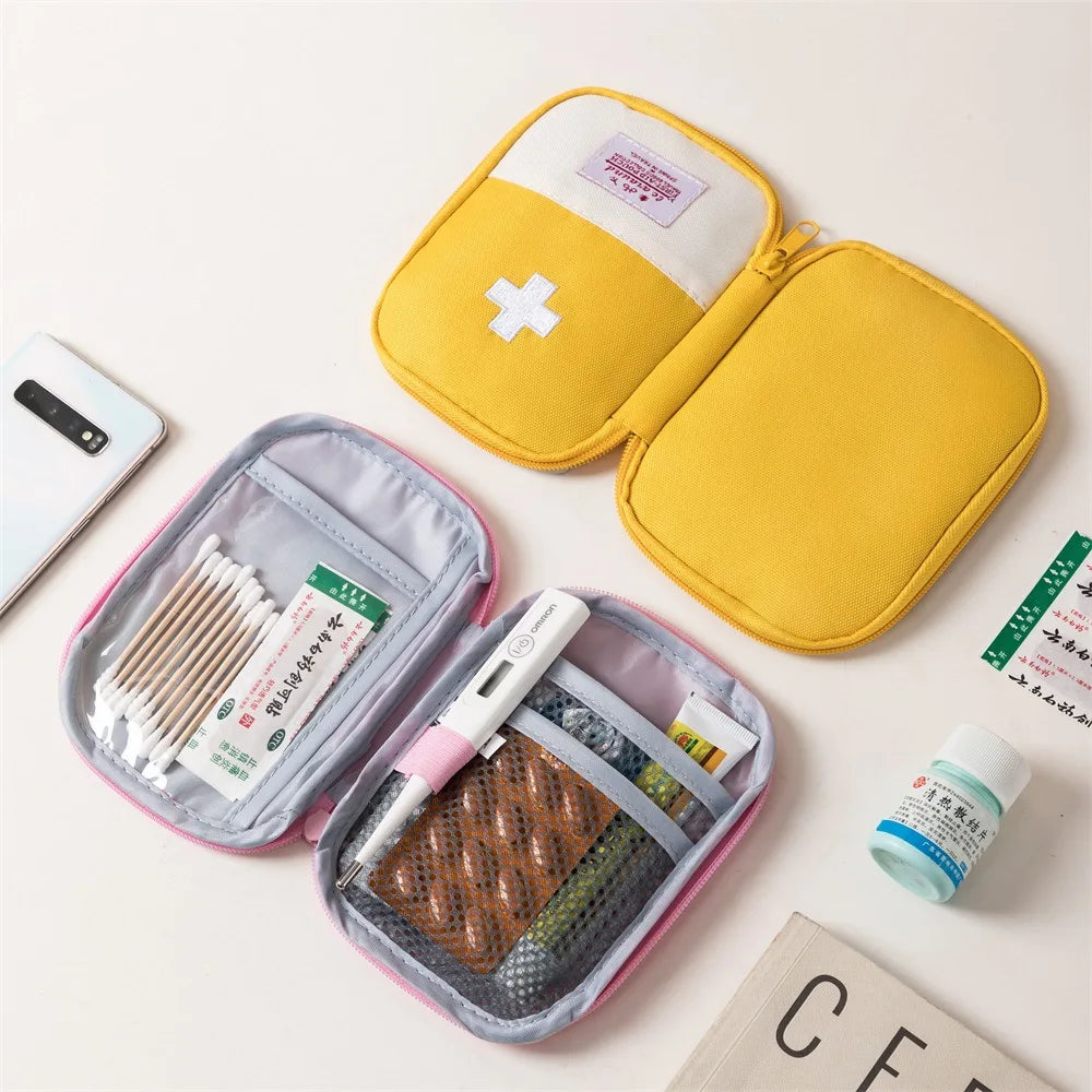 First Aid Kit Pouch Home Medicine Storage Bag Suitable For Outdoor Travel Medical Bag Home Rescue Emergency Survival Kit