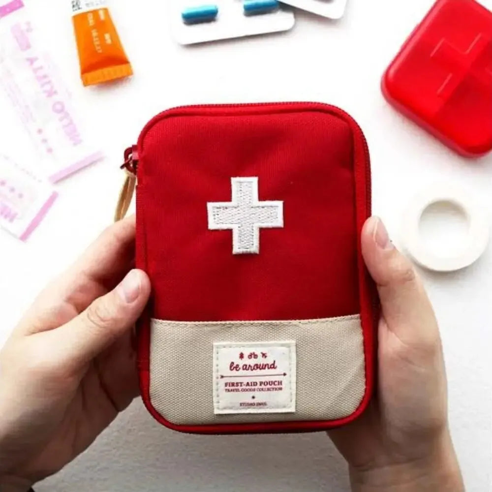 First Aid Kit Pouch Home Medicine Storage Bag Suitable For Outdoor Travel Medical Bag Home Rescue Emergency Survival Kit