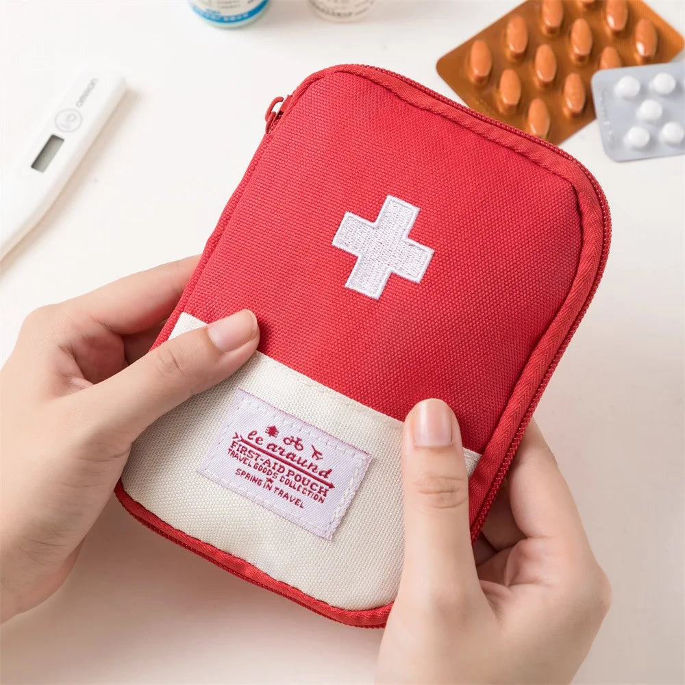 First Aid Kit Pouch Home Medicine Storage Bag Suitable For Outdoor Travel Medical Bag Home Rescue Emergency Survival Kit